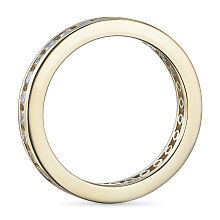 Кольцо из желтого золота c бриллиантами