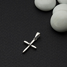 Подвеска из серебра (изготовление) с бриллиантом