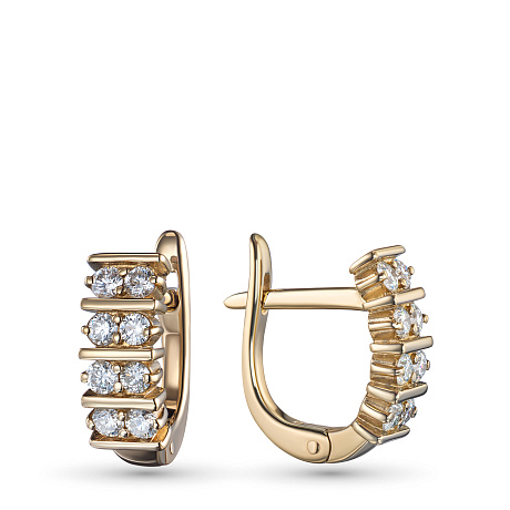 Серьги из желтого золота