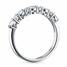 Кольцо из белого золота с бриллиантами (изготовление)