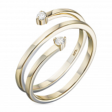 Кольцо из белого золота с бриллиантами (изготовление)