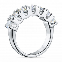 Кольцо из белого золота с бриллиантами (изготовление)