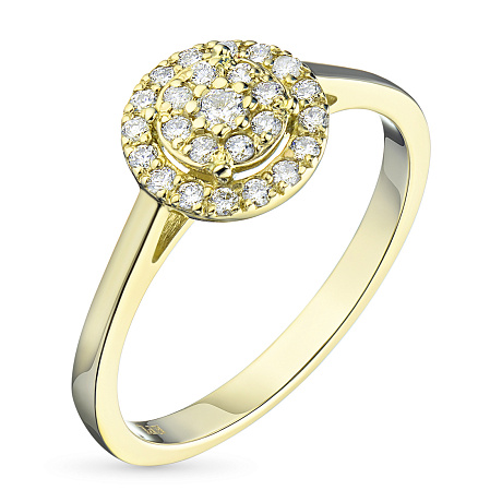 Кольцо из желтого золота