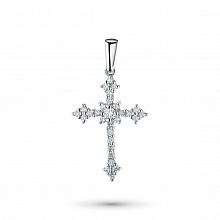 Подвеска из белого золота с бриллиантами (изготовление)