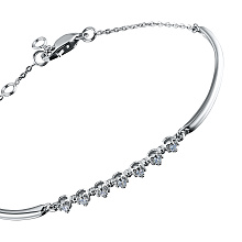 Браслет из белого золота c бриллиантами