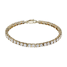 Браслет из желтого золота c бриллиантами