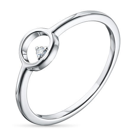 Обручальное кольцо из серебра