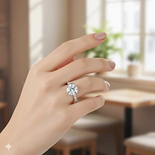 Кольцо из белого золота (изготовление) с бриллиантами