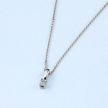 Подвеска из серебра с бриллиантом (изготовление)