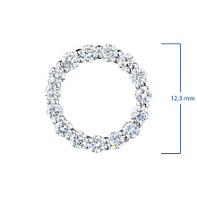 Подвеска из белого золота с бриллиантами (изготовление)