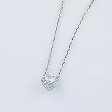 Подвеска из белого золота с бриллиантами (изготовление)