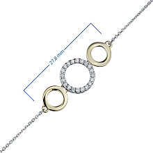 Браслет из белого золота с бриллиантами (изготовление)