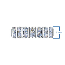 Кольцо из серебра (изготовление) с бриллиантами