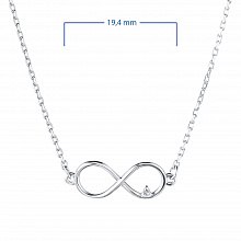 Колье из серебра с бриллиантом (изготовление)