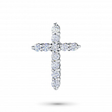 Подвеска из белого золота с бриллиантами (изготовление)