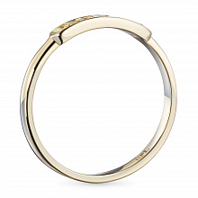 Кольцо из желтого золота с бриллиантом (изготовление)