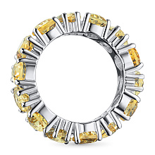 Кольцо из серебра с цитринами (изготовление)