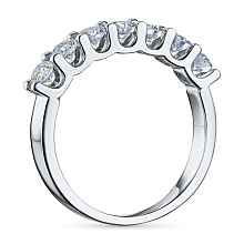 Кольцо из белого золота c бриллиантами