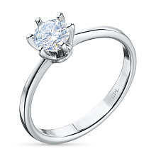 Кольцо из белого золота