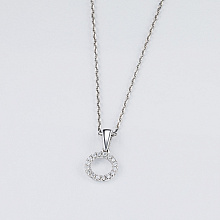 Подвеска из белого золота с бриллиантами (изготовление)