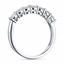 Кольцо из белого золота с бриллиантами (изготовление)