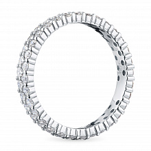 Кольцо из белого золота с бриллиантами (изготовление)