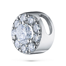 Подвеска из белого золота c бриллиантами