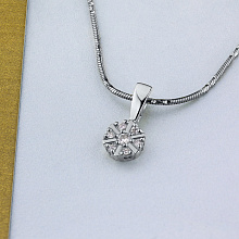 Подвеска из белого золота с бриллиантами (изготовление)