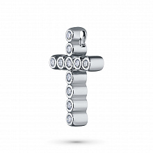 Подвеска из белого золота с бриллиантами (изготовление)