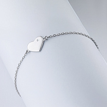 Браслет из серебра с бриллиантом (изготовление)