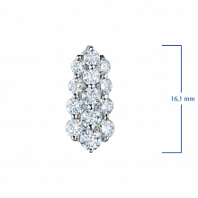 Подвеска из белого золота с бриллиантами (изготовление)