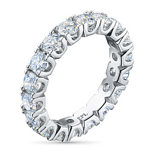 Кольцо из белого золота (изготовление) с бриллиантом