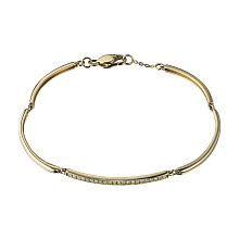 Браслет из желтого золота c бриллиантами