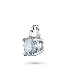 Подвеска из серебра с бриллиантом