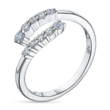 Кольцо из белого золота (изготовление) с бриллиантами