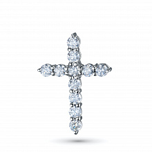 Подвеска из белого золота с бриллиантами (изготовление)