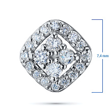 Подвеска из белого золота с бриллиантами (изготовление)