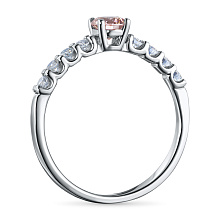 Кольцо из белого золота c бриллиантами