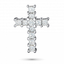 Подвеска из белого золота с бриллиантами (изготовление)