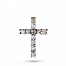 Подвеска из желтого золота (изготовление) с бриллиантами