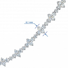Колье из белого золота с бриллиантами (изготовление)