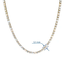 Колье из желтого золота c бриллиантами