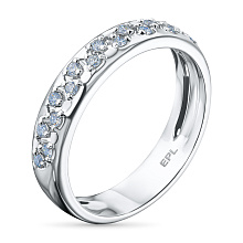 Кольцо из белого золота c бриллиантами