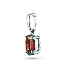 Подвеска из серебра с гранатом