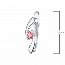 Серьги из серебра (изготовление) с бриллиантами
