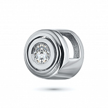 Подвеска из белого золота с бриллиантом (изготовление)