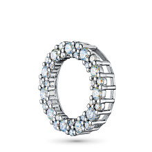 Подвеска из серебра c бриллиантами