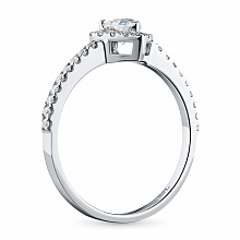 Кольцо из белого золота с бриллиантами (изготовление)