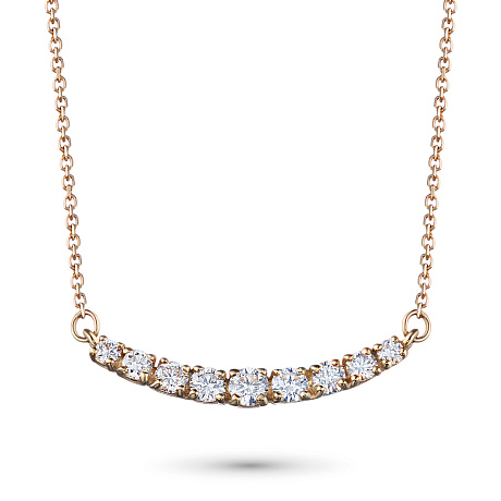 Колье из желтого золота с бриллиантами