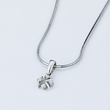 Подвеска из белого золота с бриллиантами (изготовление)